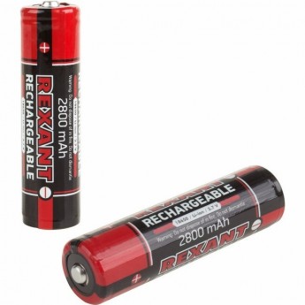 Аккумулятор REXANT 18650 с защитой Li-ion 2800 mAH 3.7 В, 1 шт.
