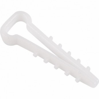 Дюбель-хомут REXANT нейлоновый прямоугольный 6-12 мм белый, 100 шт.