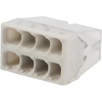 Экспресс-клемма REXANT СМК 2273-208, 8-проводная 0.5-2.5 мм², прозрачная, блистер (6 шт./уп.) Экспресс-клемма REXANT СМК 2273-208, 8-проводная 0.5-2.5 мм², прозрачная, блистер (6 шт./уп.)