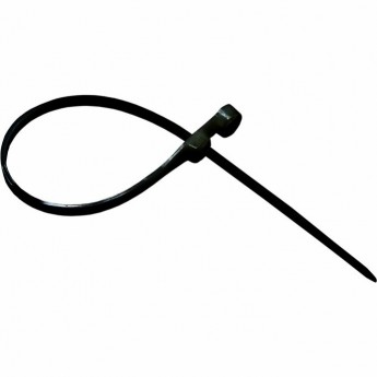 Хомут-стяжка REXANT нейлоновая под винт 150x3.6 мм черная, 100 шт. Хомут-стяжка REXANT нейлоновая под винт 150x3.6 мм черная, 100 шт.