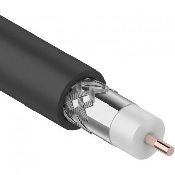 Кабель коаксиальный REXANT OUTDOOR RG-11U магистральный черный 305 м Кабель коаксиальный REXANT OUTDOOR RG-11U магистральный черный 305 м