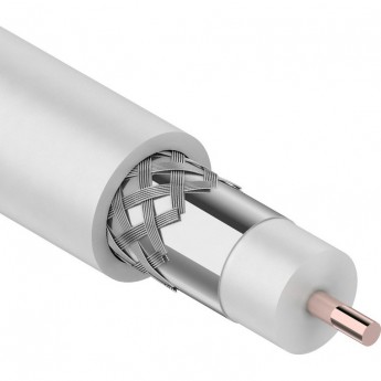 Кабель коаксиальный REXANT RG-11U магистральный белый 305 м Кабель коаксиальный REXANT RG-11U магистральный белый 305 м