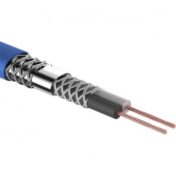 Кабель микрофонный REXANT 2х0,25 мм², ø 6,8 мм, синий, 100 м Кабель микрофонный REXANT 2х0,25 мм², ø 6,8 мм, синий, 100 м