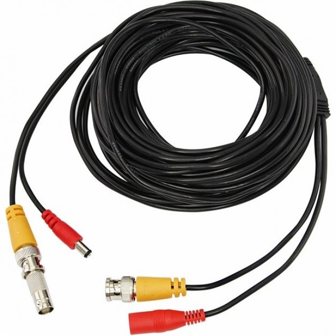 Кабель REXANT BNC + DC соединительный для систем видеонаблюдения 18 м 18-1718