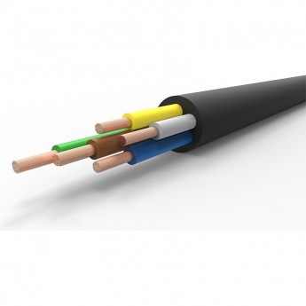 Кабель REXANT КГТП-ХЛ 5х2.5 мм² промышленный гибкий 5 м Кабель REXANT КГТП-ХЛ 5х2.5 мм² промышленный гибкий 5 м