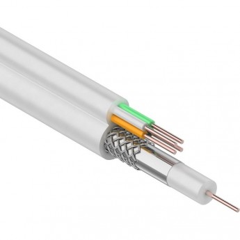 Кабель REXANT ККСВ-В+4х0.5 мм 100 м белый Кабель REXANT ККСВ-В+4х0.5 мм 100 м белый