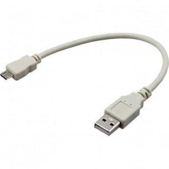 Кабель USB REXANT (штекер micro USB - штекер USB A) 0.2 метра, серый