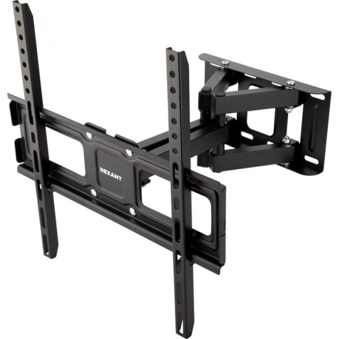 Кронштейн REXANT HOME для телевизора 32"-55", наклонно-поворотный, двойное колено 38-0334