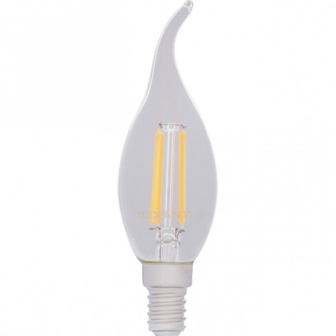 Лампа филаментная REXANT CN37 7.5 Вт 2700K E14 диммируемая 604-105