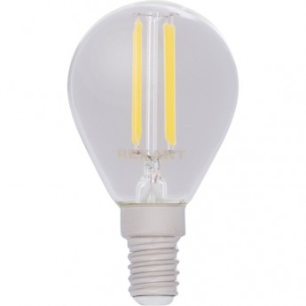 Лампа филаментная REXANT GL45 7.5 Вт 4000K E14 прозрачная колба