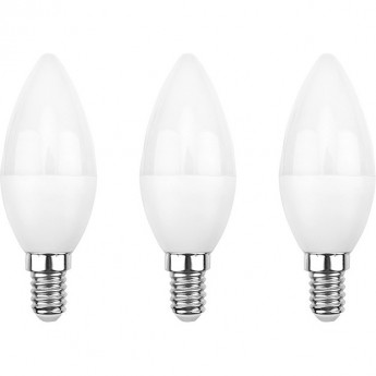 Лампа светодиодная REXANT CN 9.5 Вт E14 2700 K, 3 шт.