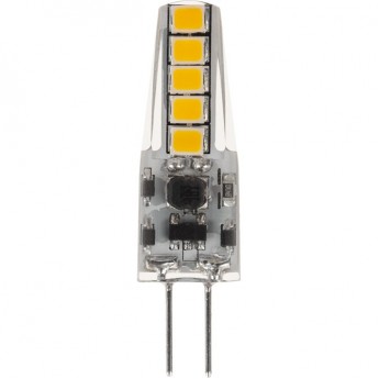 Лампа светодиодная REXANT JC-SILICON G4 12 В 2 Вт 2700 K капсульного типа