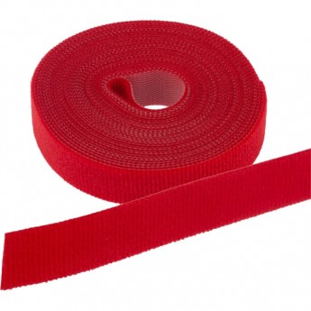 Лента-липучка REXANT многоразовая 5 м х 20 мм, красная (1 шт/уп)