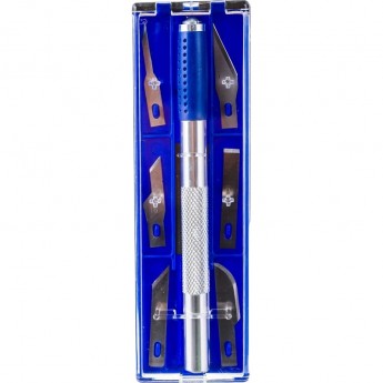 Набор скальпель со сменными лезвиями REXANT, 7 предметов