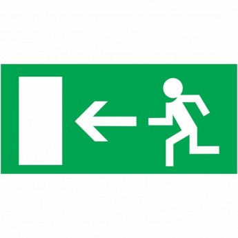 Наклейка эвакуационный знак REXANT НАПРАВЛЕНИЕ К ЭВАКУАЦИОННОМУ ВЫХОДУ НАЛЕВО 150*300 мм Наклейка эвакуационный знак REXANT НАПРАВЛЕНИЕ К ЭВАКУАЦИОННОМУ ВЫХОДУ НАЛЕВО 150*300 мм