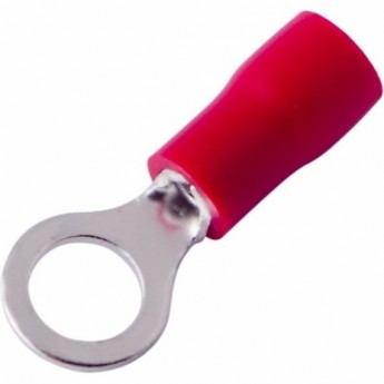 Наконечник кольцевой REXANT 5.3 мм 0.5-1.5 мм² изолированный красный