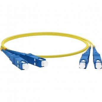 Патч-корд оптический соединительный REXANT (SM), 9/125 (OS2), SC/UPC-SC/UPC, (Duplex), LSZH, 2м