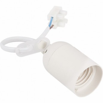 Патрон REXANT E27 подвесной с клеммной колодкой, белый Патрон REXANT E27 подвесной с клеммной колодкой, белый