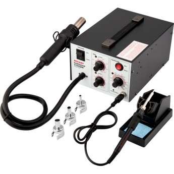 Паяльная станция REXANT 2 в 1 паяльник+термофен 150-480 °С Паяльная станция REXANT 2 в 1 паяльник+термофен 150-480 °С