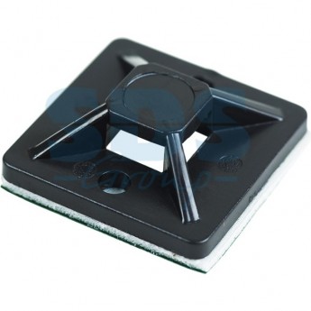 Площадка REXANT самоклеящаяся 20х20 мм черная, 10 шт.