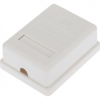 Розетка компьютерная REXANT RJ-45 (8P8C) внешняя 1-порт неэкранированная Розетка компьютерная REXANT RJ-45 (8P8C) внешняя 1-порт неэкранированная