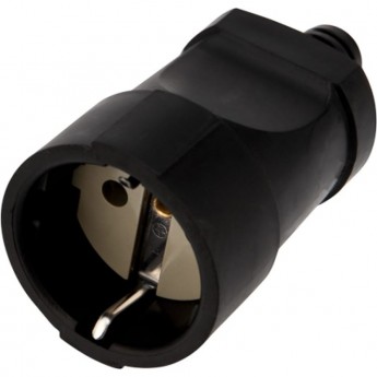 Розетка разборная REXANT ЕВРО с з/к 16А черная Розетка разборная REXANT ЕВРО с з/к 16А черная