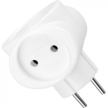 Тройник электрический REXANT 220 В 6 А белый Тройник электрический REXANT 220 В 6 А белый