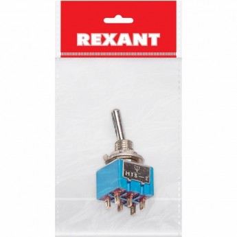 Тумблер REXANT MICRO MTS-202 250V 3А двухполюсный Тумблер REXANT MICRO MTS-202 250V 3А двухполюсный