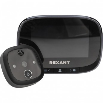 Видеоглазок дверной REXANT DV-115 с цветным LCD-дисплеем 4.3", встроенный звонок, ночной режим работы Видеоглазок дверной REXANT DV-115 с цветным LCD-дисплеем 4.3", встроенный звонок, ночной режим работы