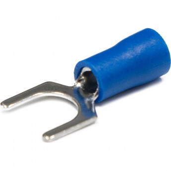 Вилочный наконечник REXANT изолированный (5.3мм) 1.5-2.5мм² синий Вилочный наконечник REXANT изолированный (5.3мм) 1.5-2.5мм² синий