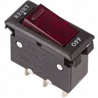 Выключатель - автомат REXANT IRS-1-R15 RESET-OFF клавишный с подсветкой Выключатель - автомат REXANT IRS-1-R15 RESET-OFF клавишный с подсветкой