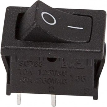 Выключатель клавишный REXANT MINI RWB-201 6А черный