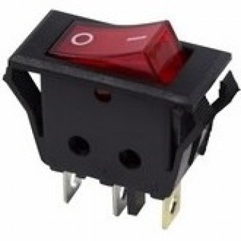 Выключатель клавишный REXANT RWB-413 15А красный с подсветкой Выключатель клавишный REXANT RWB-413 15А красный с подсветкой